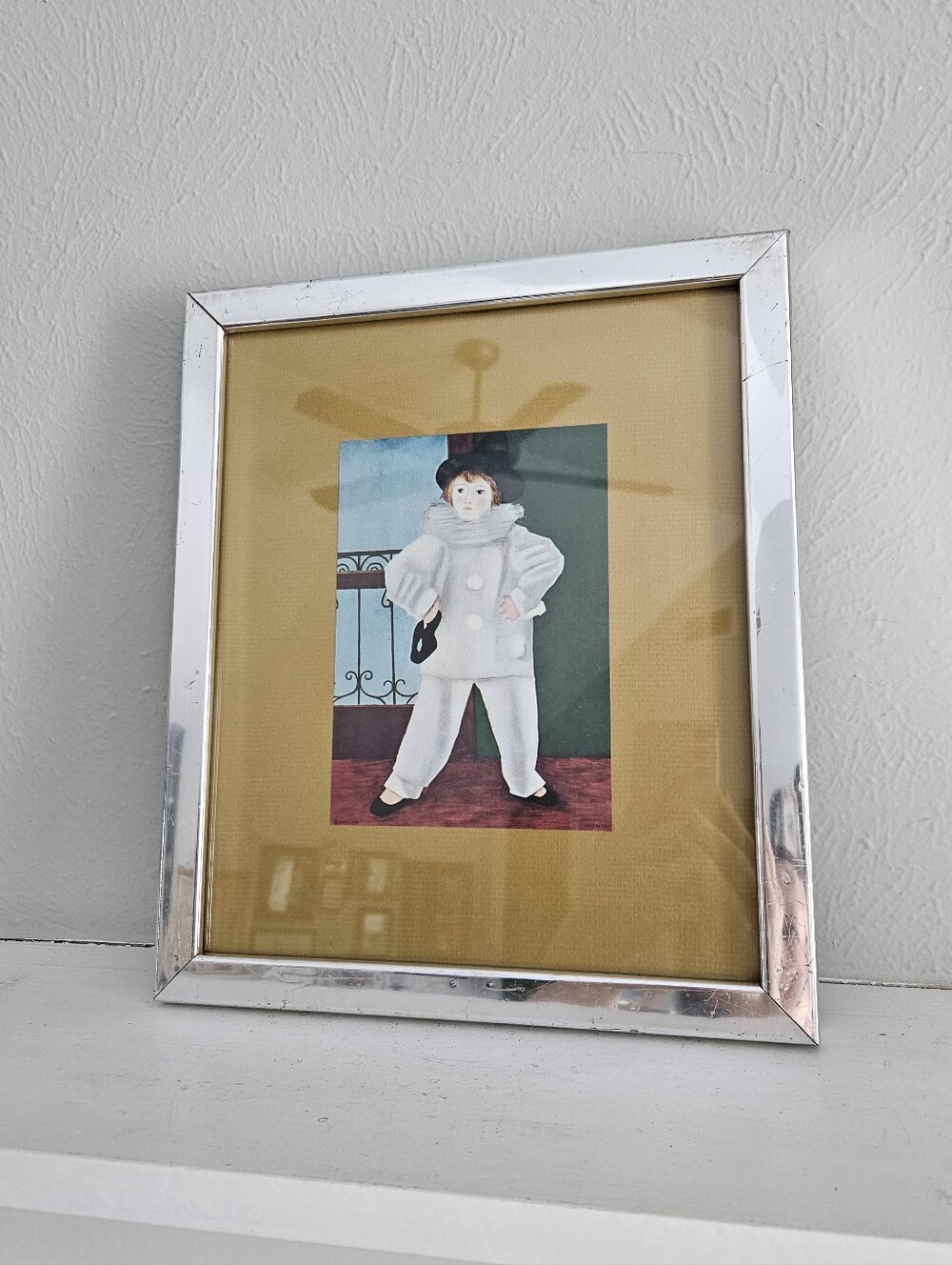 Vintage Pablo Picasso 'Paul En Pierrot' Framed Lithograph